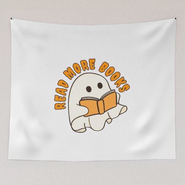 Item preview, Read more books cute spooky bookish ghost halloween designed and sold by noneko04.