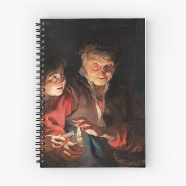 Item preview, Rubens' Old Woman and Boy with Candles Art designed and sold by TheSoulOfArt.