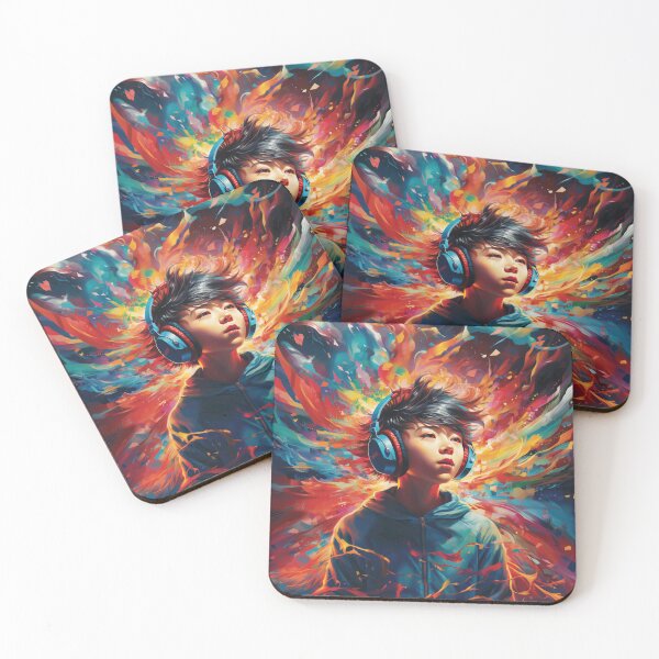 Item preview, Colourful Chaos boy 3 designed and sold by SpectrumConnect Designs.