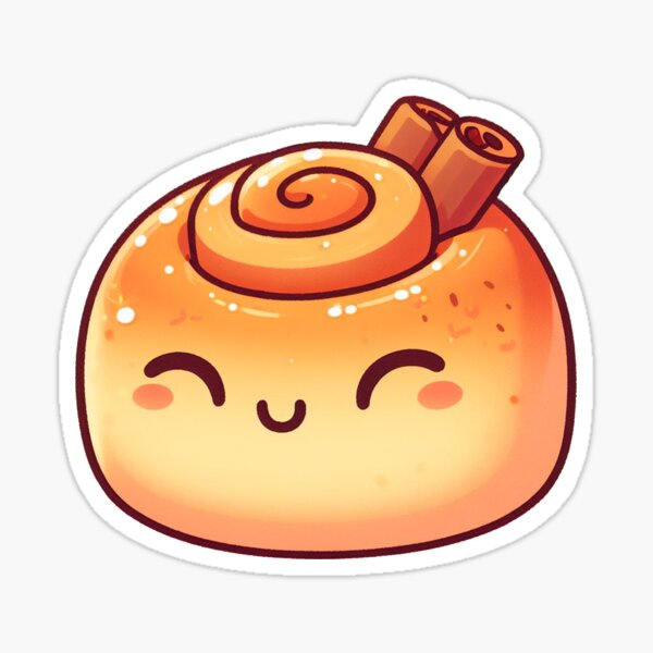 Kawaii Cinnamon Roll Stickers for Sale