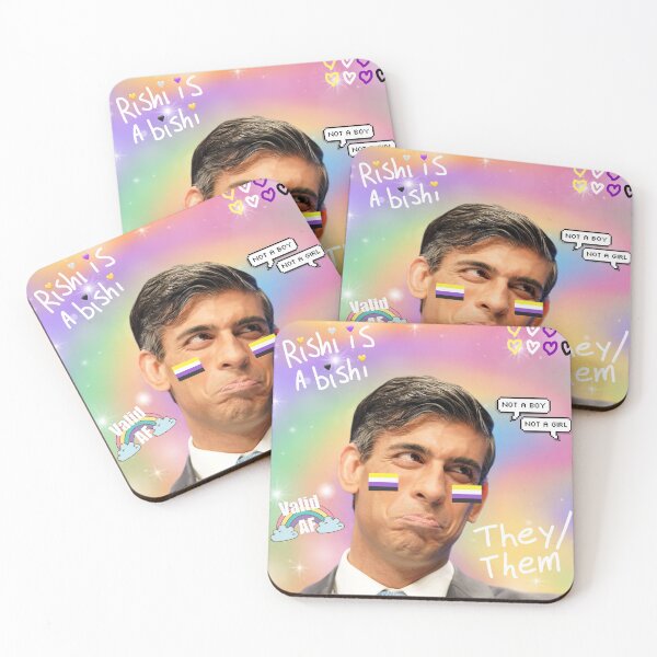 Item preview, Rishi Sunak | Trans Rights | They/Them designed and sold by LaughingCowboys.