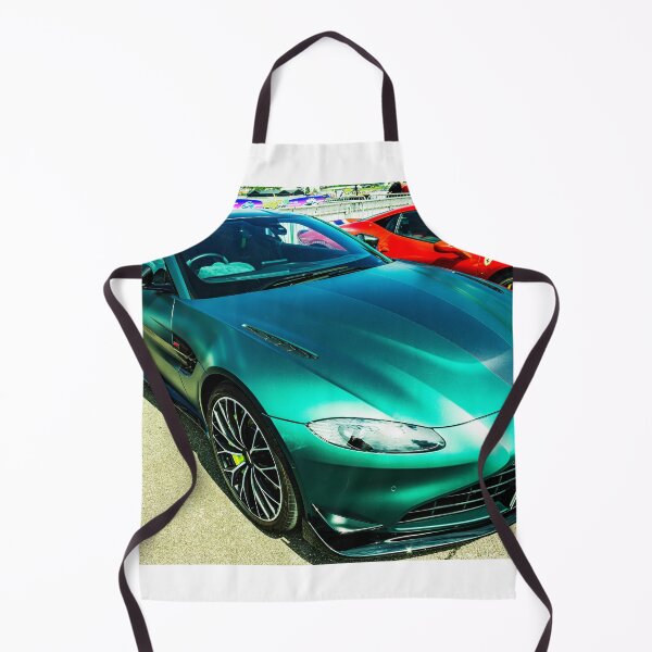 Item preview, Front of a green Aston Martin on display  designed and sold by Graham Cornall.