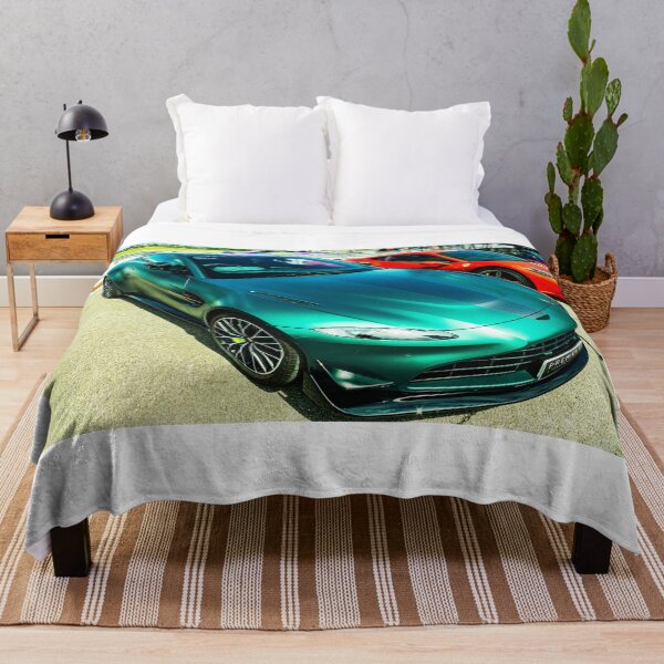 Item preview, Front of a green Aston Martin on display  designed and sold by Graham Cornall.