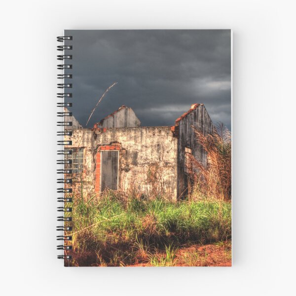 Item preview, Storm brewing behind abandoned building designed and sold by MadaruCreations.