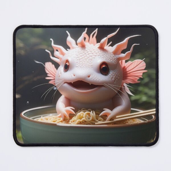 Item preview, El ramen ajolote designed and sold by Cucumber Designs.
