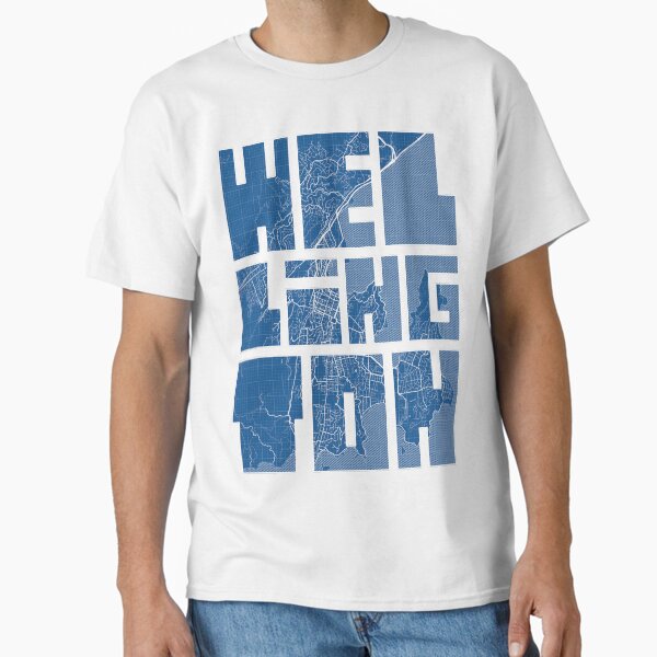 Item preview, Wellington City Map of New Zealand - Blueprint designed and sold by deMAP.