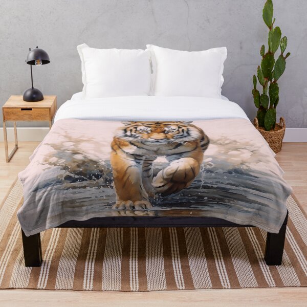 Item preview, tiger walking on water designed and sold by Dream-Way.