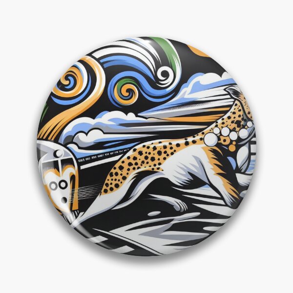 Item preview, Greyhound vs. Cheetah Train Race designed and sold by Wonderall.