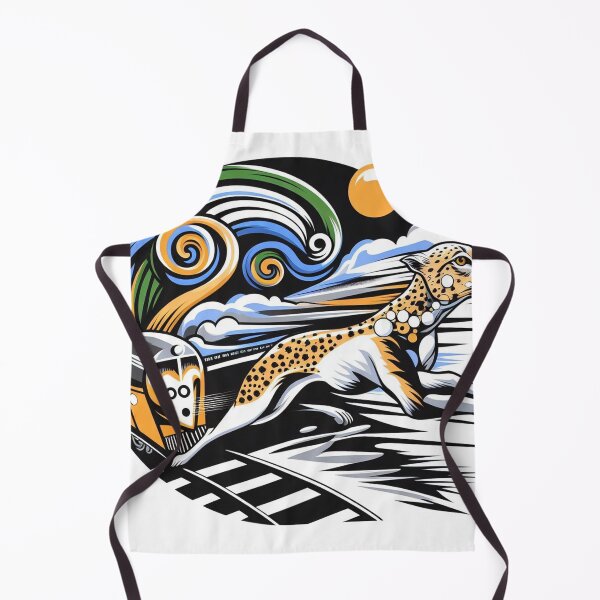 Item preview, Greyhound vs. Cheetah Train Race designed and sold by Wonderall.