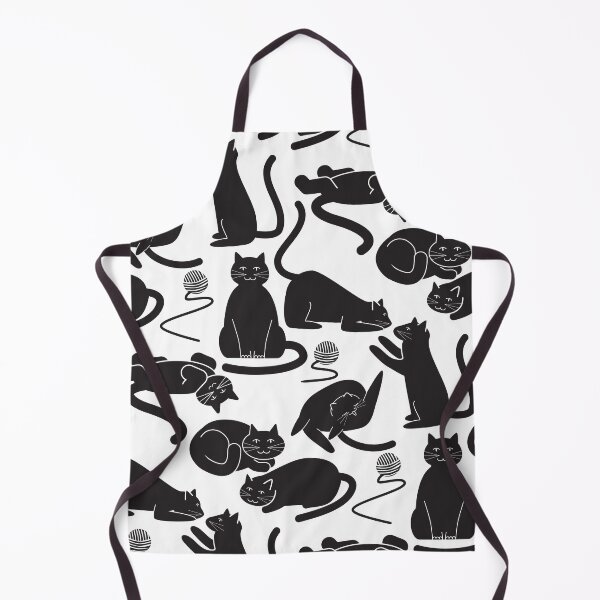 Item preview, Black cats pattern designed and sold by FrensDesign.