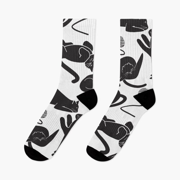 Item preview, Black cats pattern designed and sold by FrensDesign.