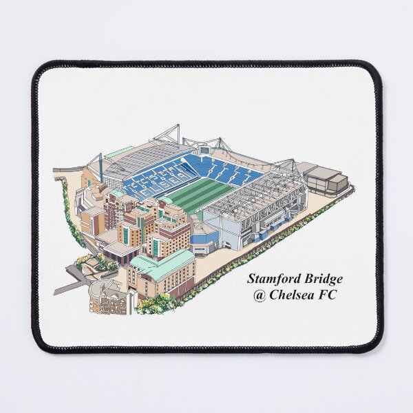 Item preview, Drawing/Sketching of Stamford Bridge Stadium Chelsea FC designed and sold by GaalArt.