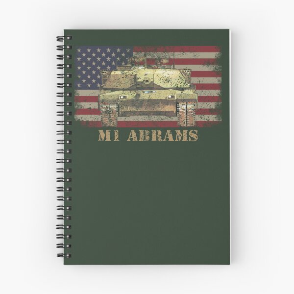 Item preview, M1 Abrams Tank Vintage Worn Effect USA American Flag designed and sold by MilitaryMart.