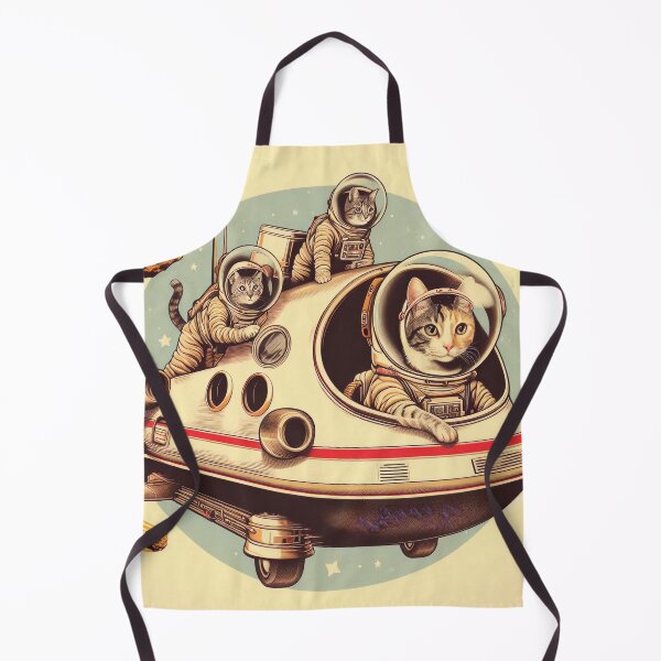 Item preview, Retro Space Cats designed and sold by MythicalMosaics.
