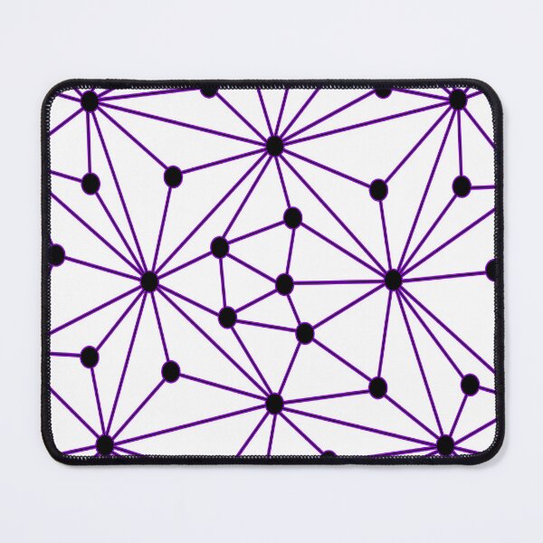 Item preview, Abstract geometric pattern - purple designed and sold by K.S ART.