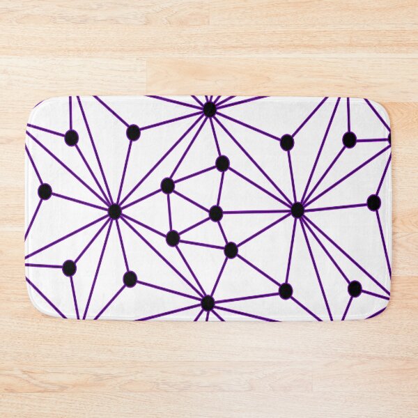 Item preview, Abstract geometric pattern - purple designed and sold by K.S ART.