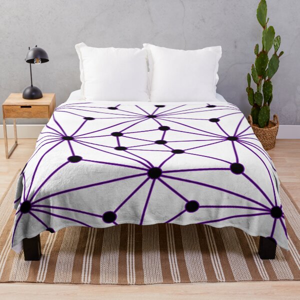 Item preview, Abstract geometric pattern - purple designed and sold by K.S ART.