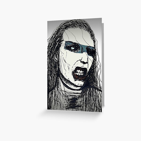 Manson Greeting Card