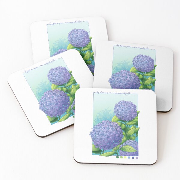 Item preview, Inktober 2023: Hydrangeas designed and sold by karikun.