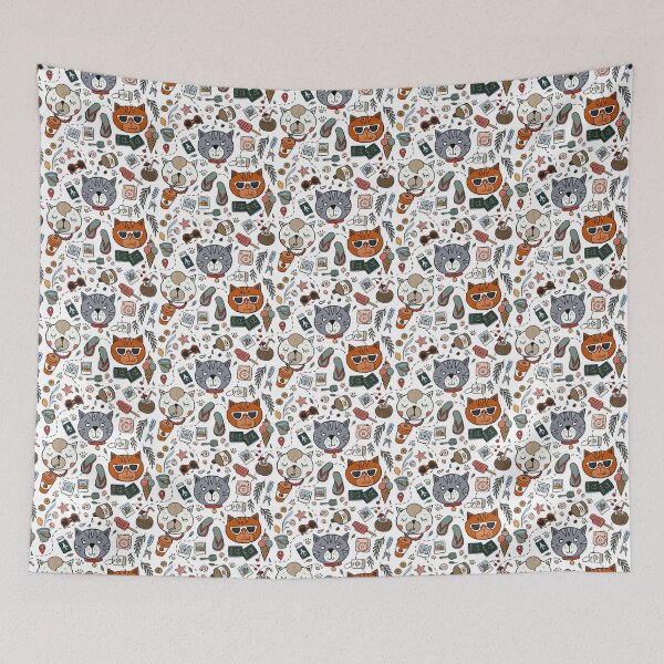 Item preview, Cute Cats Colorful vaCATion designed and sold by demonique.