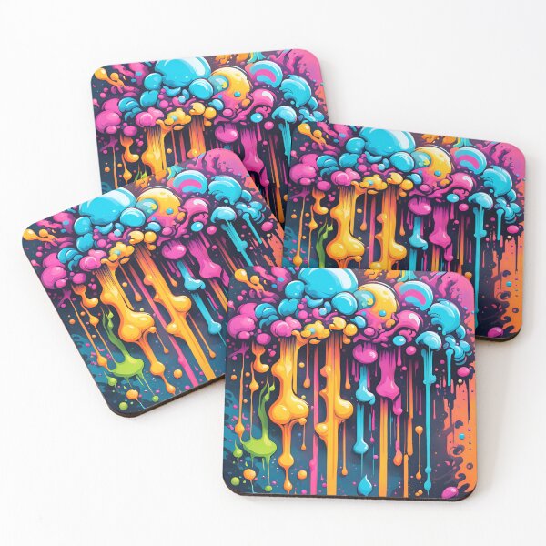 Item preview, Bioluminescent Neon Psychedelic Art designed and sold by ItaloIrlandese.