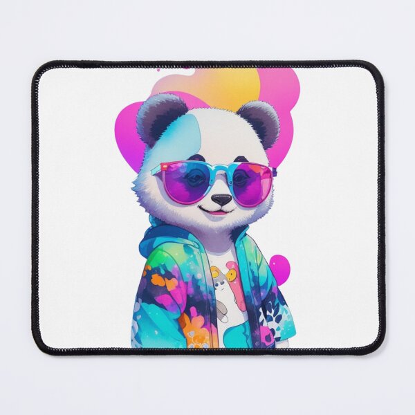Item preview, Clipart of a colorful panda. designed and sold by Vegasstickers.
