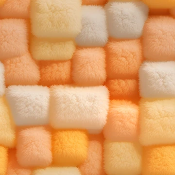 Artwork thumbnail, Fluffy Blocks, Seamless Pattern by patternicco