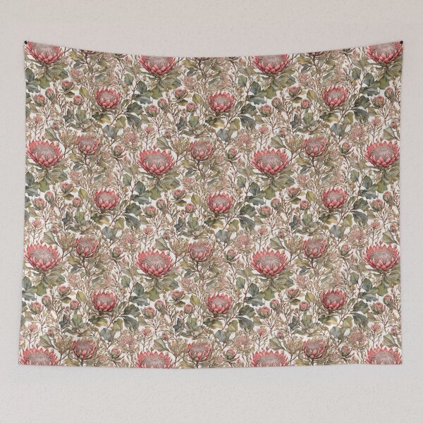 Item preview, Protea Flower Pattern designed and sold by Silke Kapfer.