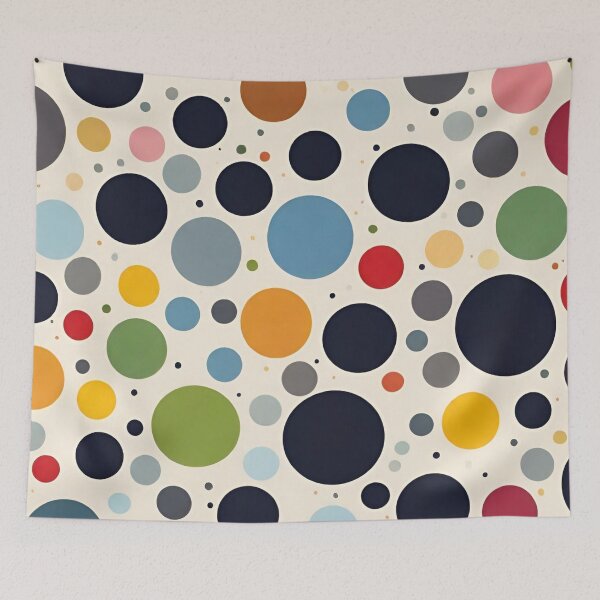 Item preview, cool multicolored polka dots designed and sold by radikaldezignz.