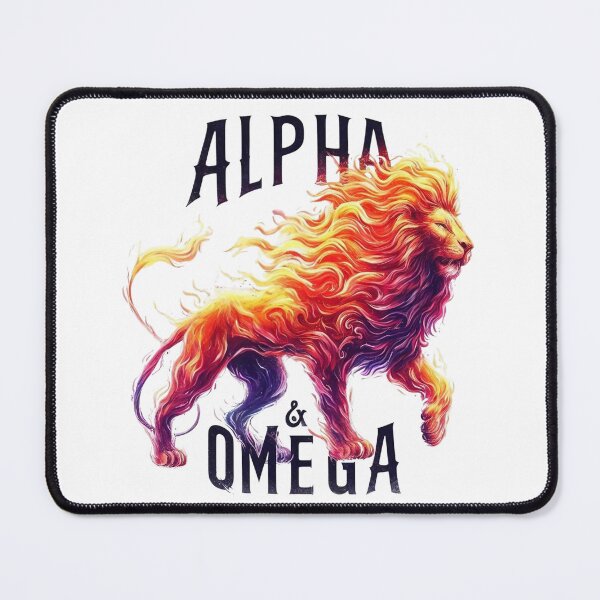 Item preview, Alpha And Omega, Fiery Lion Art designed and sold by Faithloveshop.