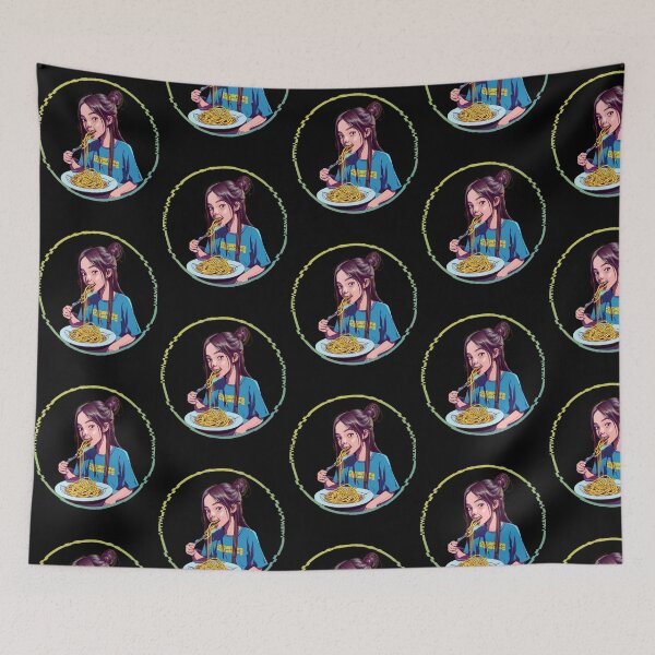 Item preview,  Girl Eating Spaghetti Funny Design for You  designed and sold by EmiAndMike.