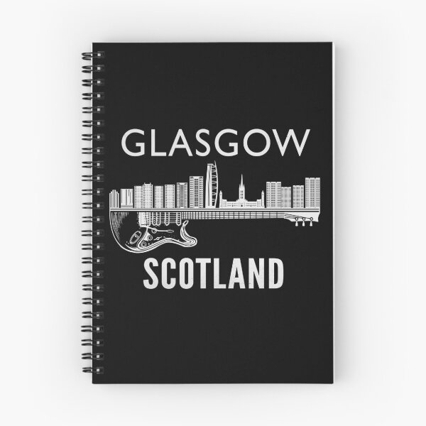 Artikelvorschau, Glasgow Schottland Souvenir Gitarrenmusik Glasgow entworfen und verkauft von DSWShirts.