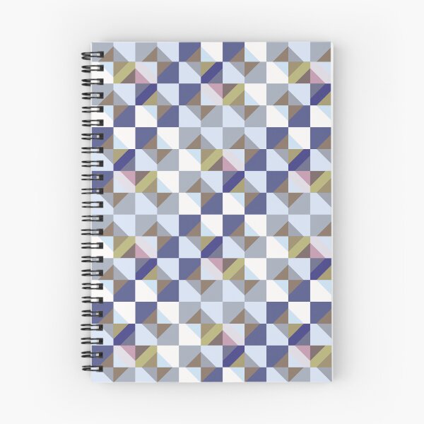 Item preview, Mid Mod Checkerboard Blue Gold designed and sold by Stephanie McRae.