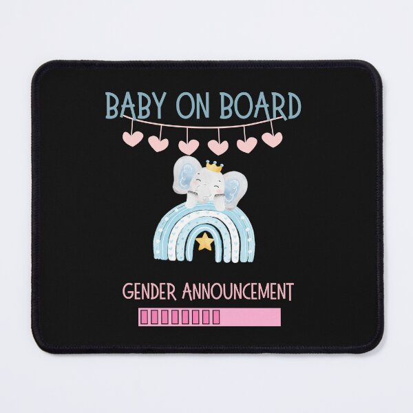 Item preview, Pregnancy baby on board gender announcement designed and sold by richmonkey.