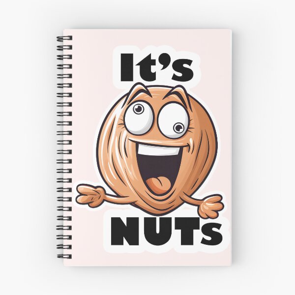 Item preview, It's NUTs funny sticker designed and sold by Artistryyyy.