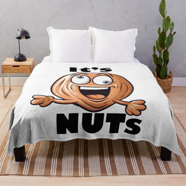 Item preview, It's NUTs funny sticker designed and sold by Artistryyyy.