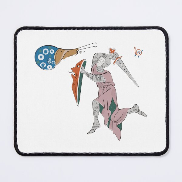 Item preview, Knight vs Snail Medieval Marginalia designed and sold by zuen.