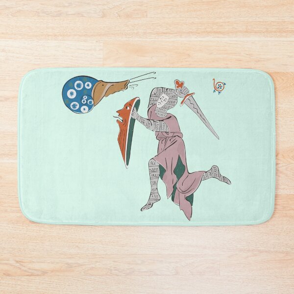 Item preview, Knight vs Snail Medieval Marginalia designed and sold by zuen.