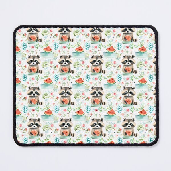 Item preview, Summer Adventures with Adorable Raccoons: A Whimsical Watercolor Journey designed and sold by qoodesignstudio.