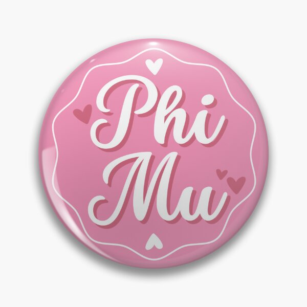 Item preview, Phi Mu - Pink Hearts designed and sold by Jenna Cage.