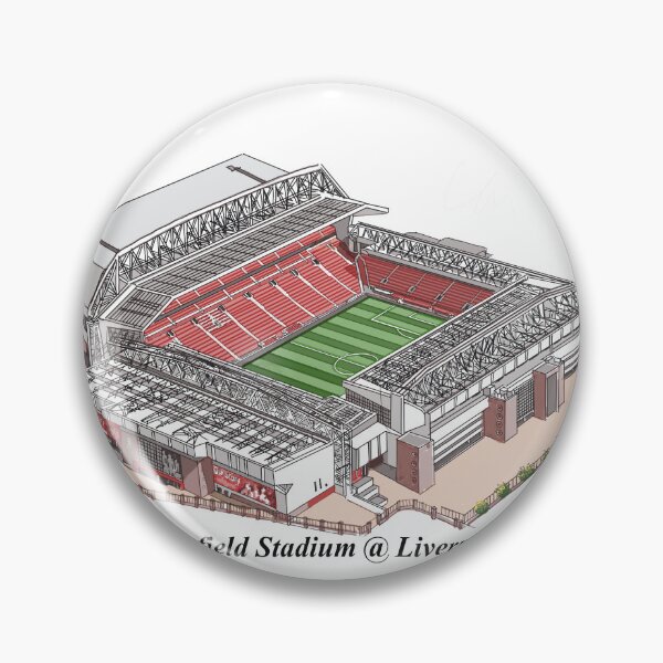 Item preview, Dibujo/Boceto del estadio de Anfield Liverpool FC designed and sold by GaalArt.