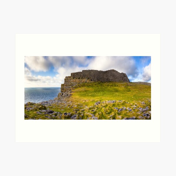 Dun Aengus Ring Fort - Ancient Irish Ruins Art Print