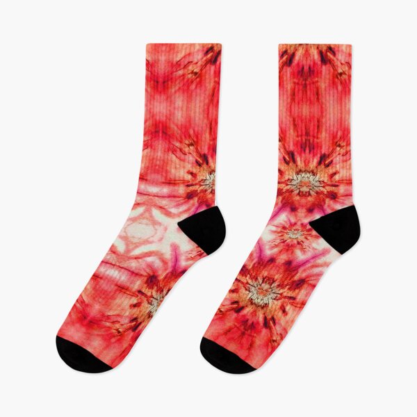 Item preview, Jerusalem Artichoke Daisy Supernova Flower EcoPrint Red designed and sold by SpiritGifts.