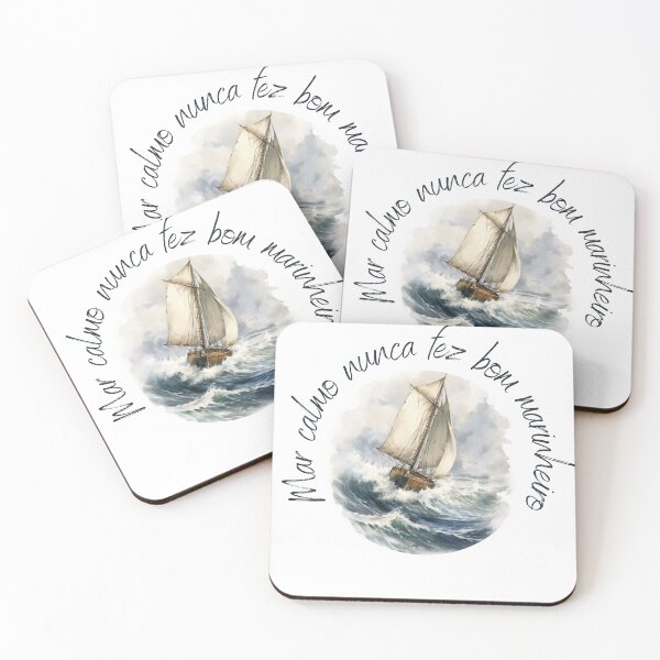 Item preview, Mar Calmo Nunca Fez Bom Marinheiro designed and sold by Sketch-Shack.