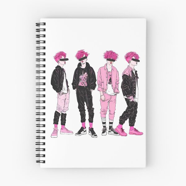Aperçu de l'œuvre Gens punky roses créée et vendue par ThePunkyGoose.