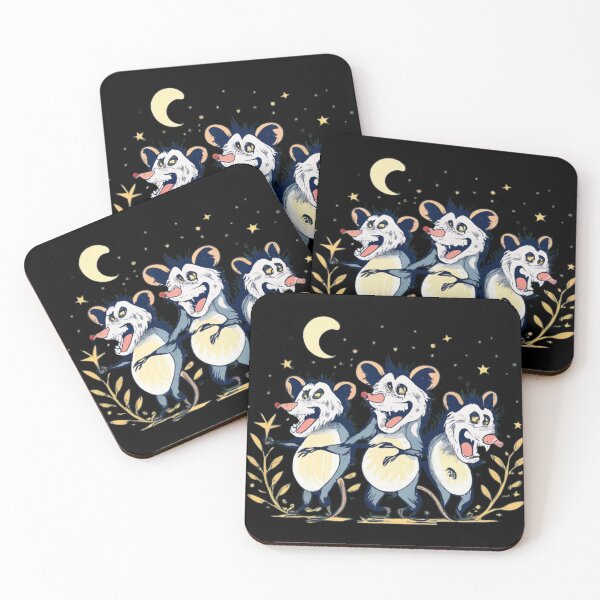 Item preview, Three Possum Moon | 3 Opossum Funny Weird Cursed Meme designed and sold by UniqueDesignOK.