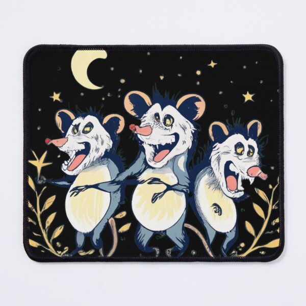 Item preview, Three Possum Moon | 3 Opossum Funny Weird Cursed Meme designed and sold by UniqueDesignOK.