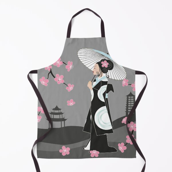 Artikelvorschau, Geisha unter Kirschblüten entworfen und verkauft von WACHtraum Shop.