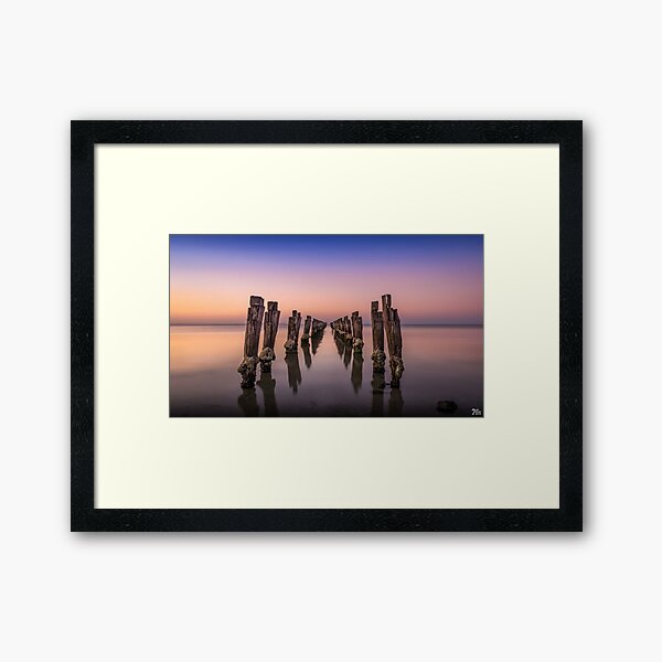 Clifton Springs Pier Framed Art Print