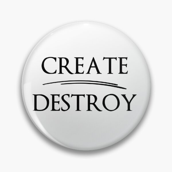 Item preview, CREATE DESTROY The design of Antonyms designed and sold by IssaraStudio.